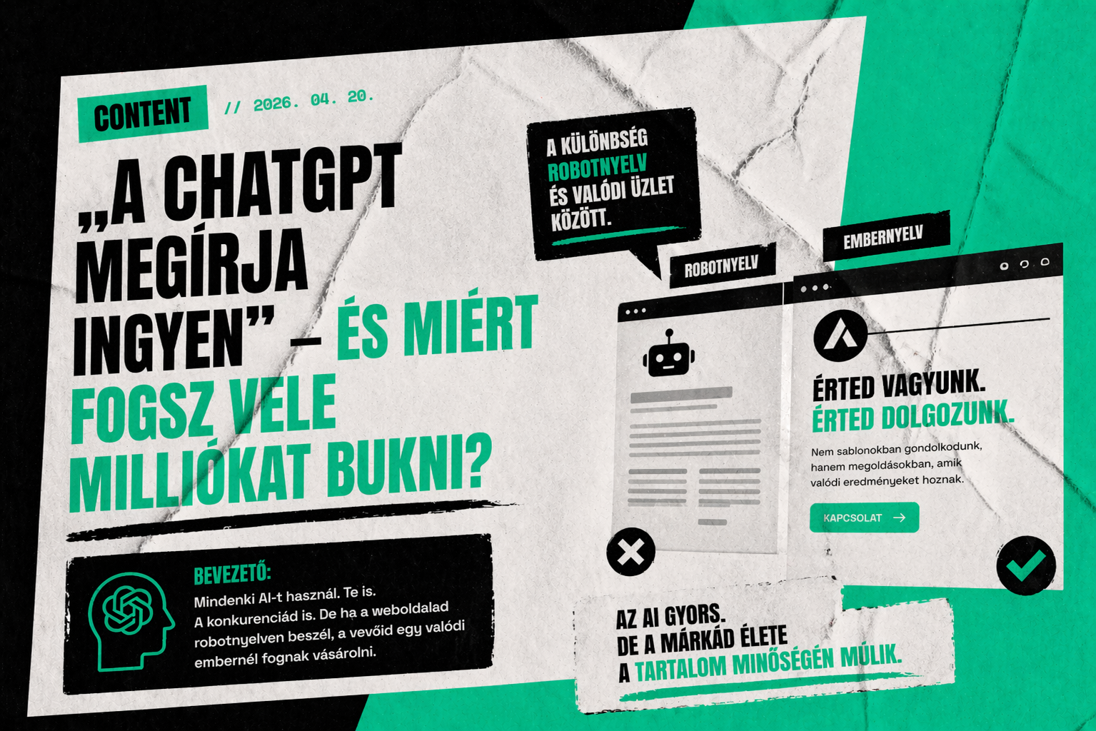 A generikus tartalom buktatói